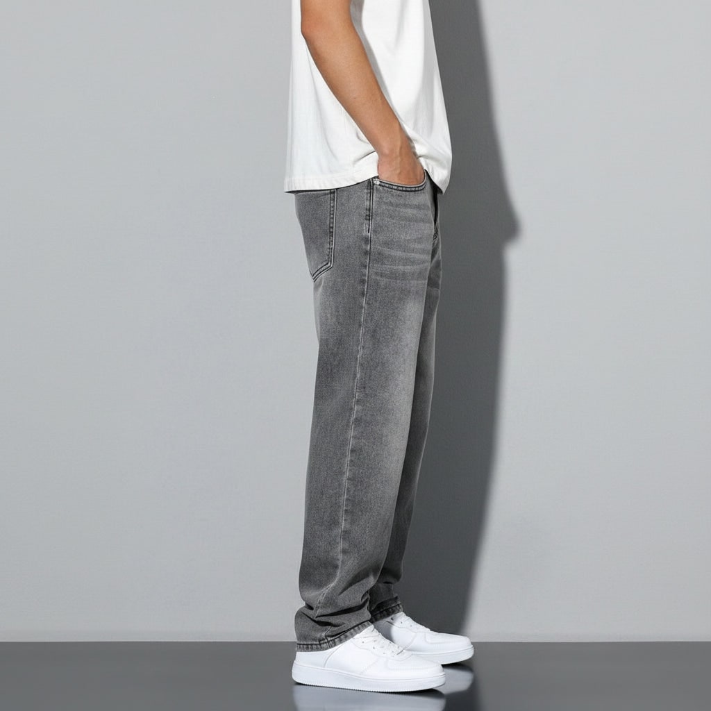 Jeans Casual Vestibilità Ampia Stile Rilassato - Image 10
