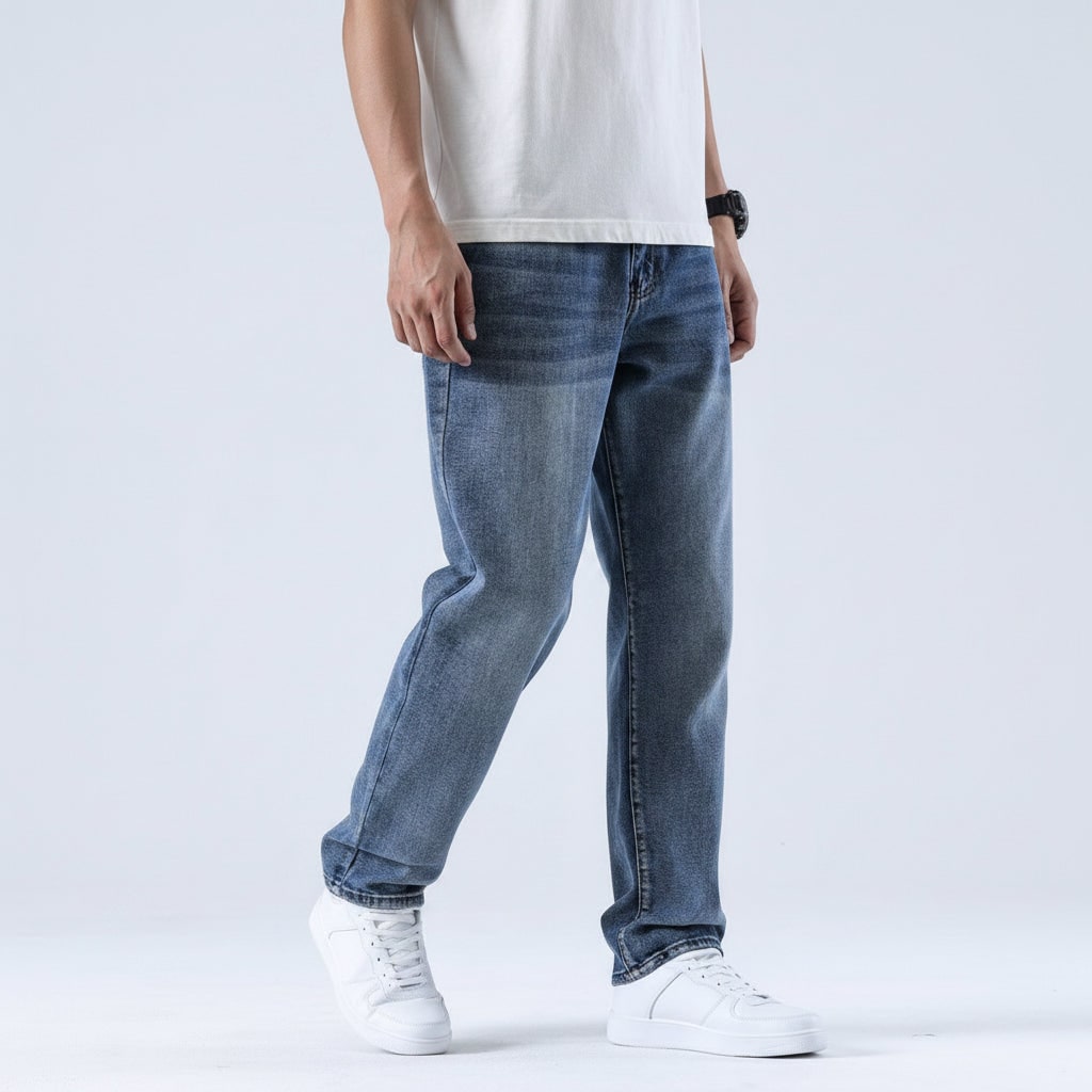 Jeans Casual Vestibilità Ampia Stile Rilassato - Image 12