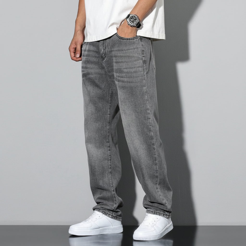 Jeans Casual Vestibilità Ampia Stile Rilassato - Image 7