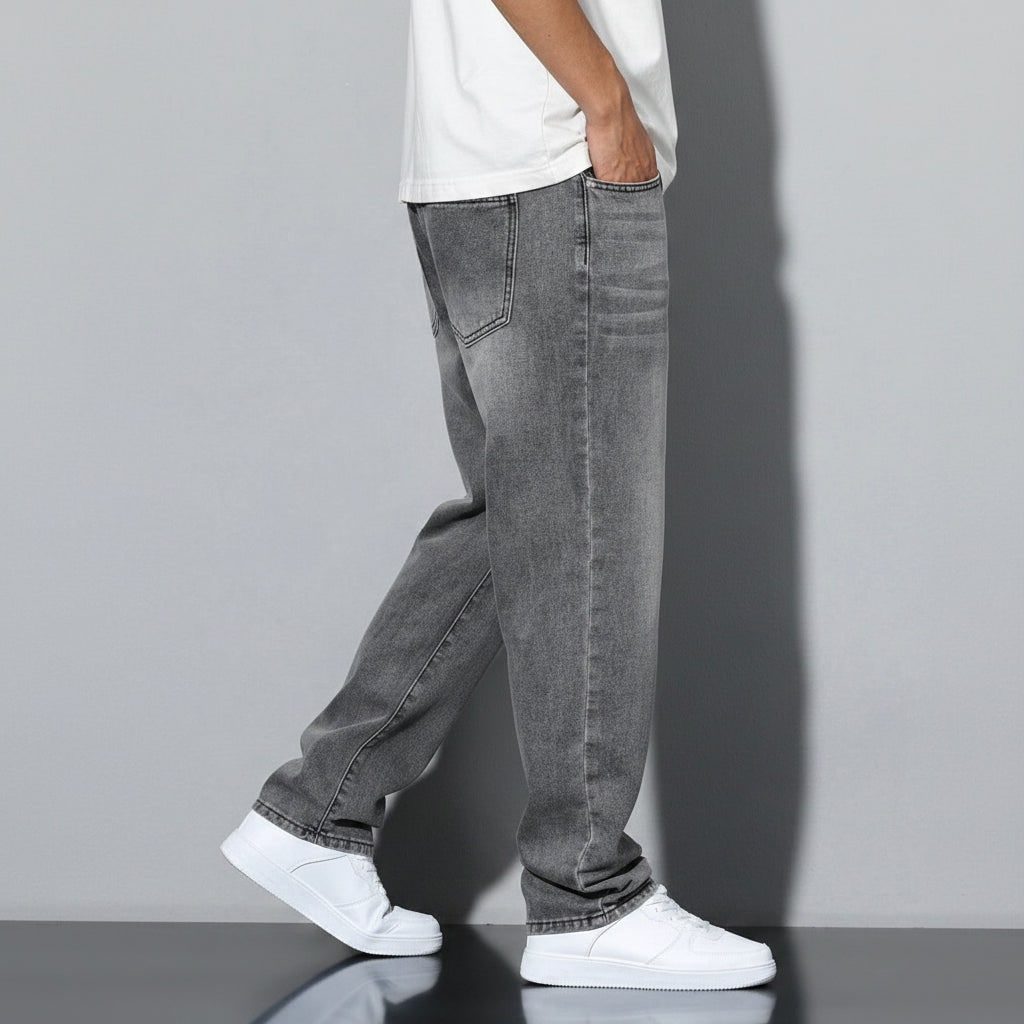 Jeans Casual Vestibilità Ampia Stile Rilassato - Image 9
