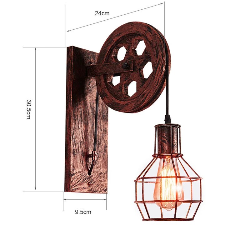 MidCentury – Retro wall lamp with vintage look