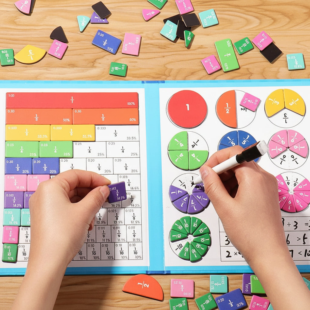 Brinquedo Educativo Jogo de Cálculo Magnético para Crianças