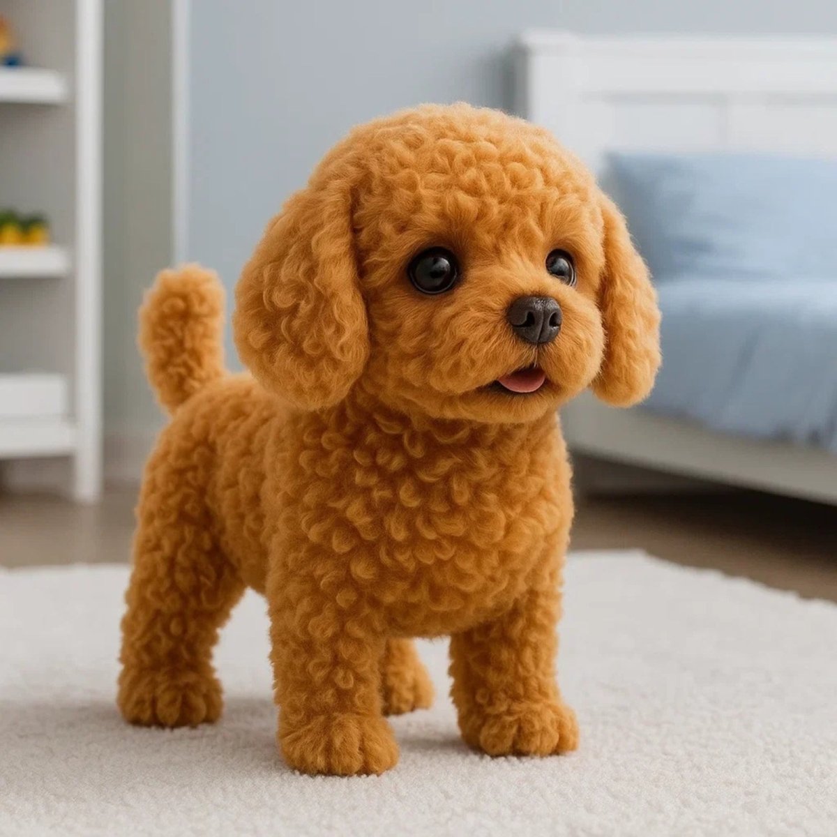 Realistic Robotic Plush Dog