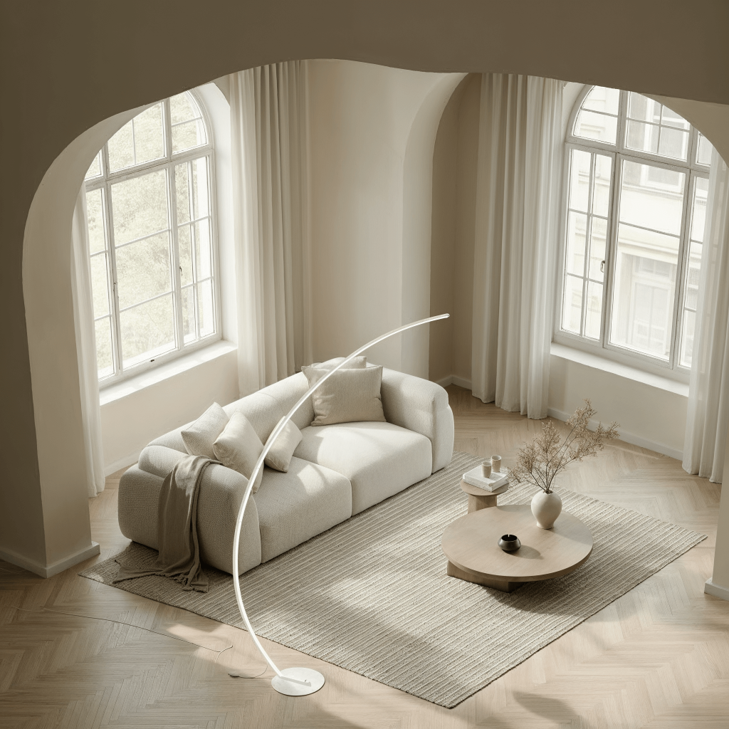 Lampada Terra Arco Design Moderno - Image 14
