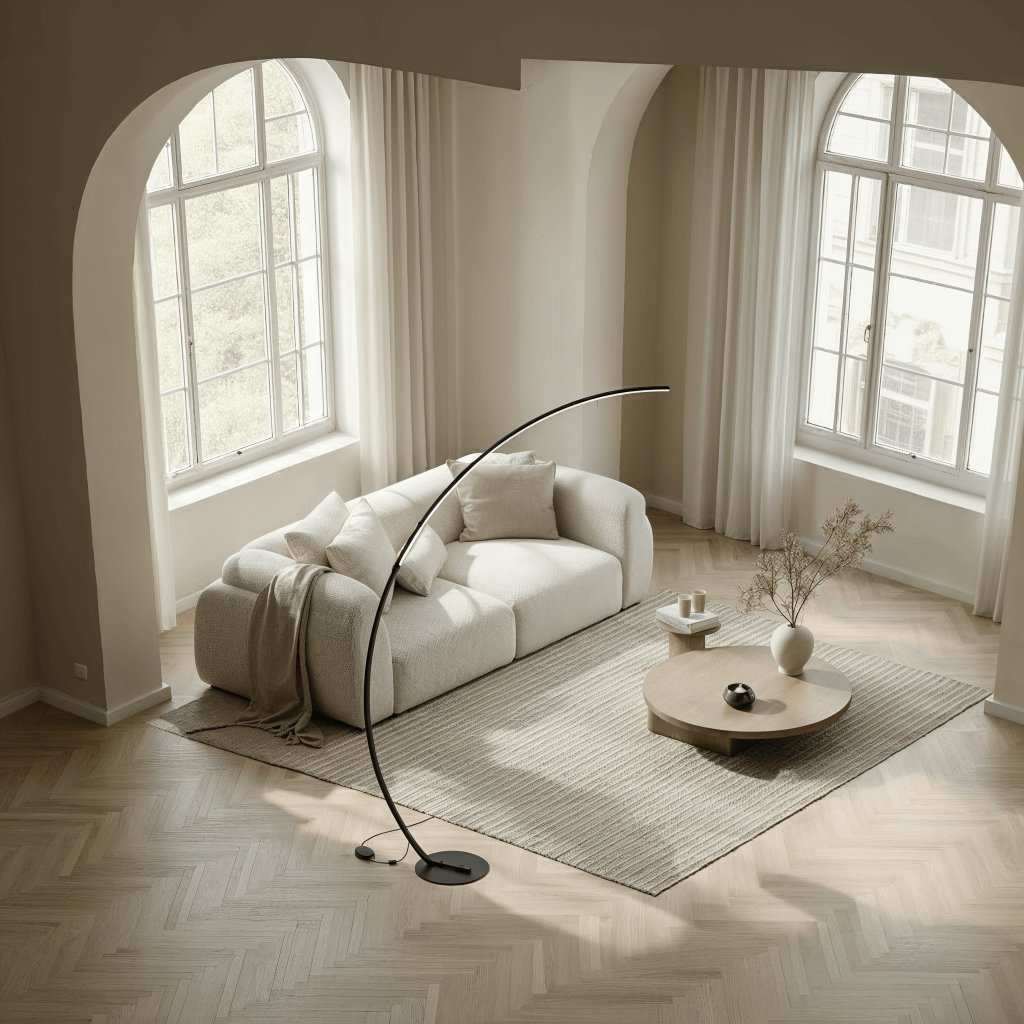 Lampada Terra Arco Design Moderno - Image 6
