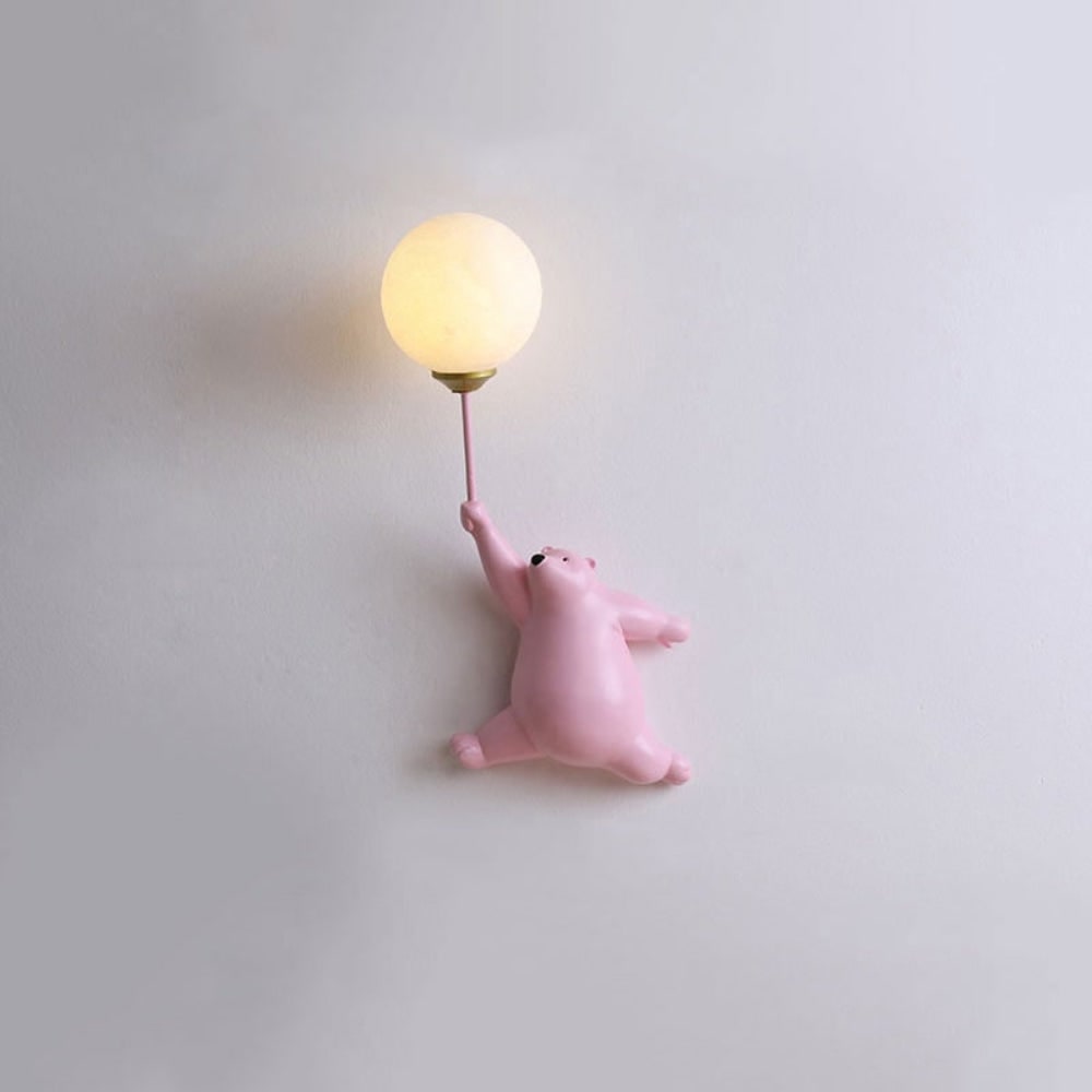 Lampade Parete Decorative Design Orso Complemento Casa Unico - Image 3