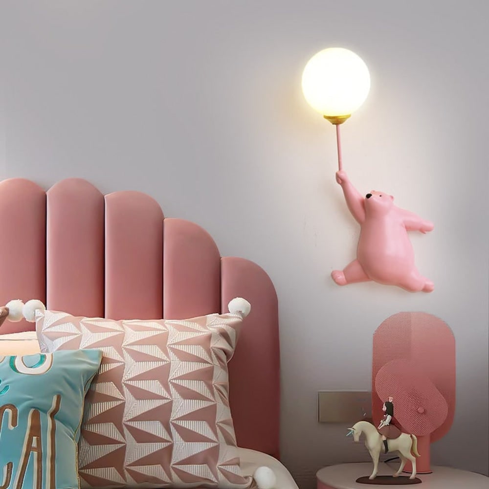 Lampade Parete Decorative Design Orso Complemento Casa Unico - Image 8