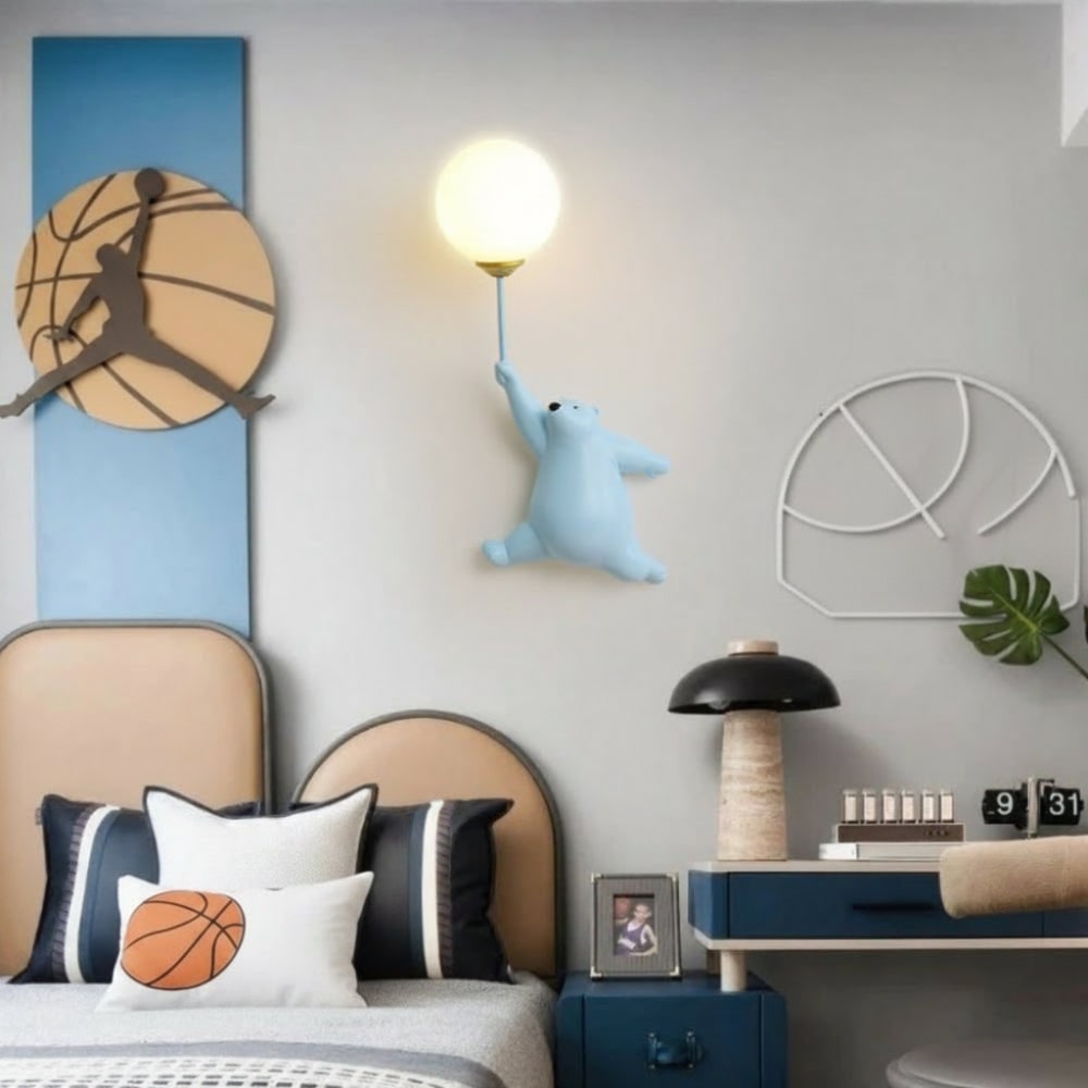 Lampade Parete Decorative Design Orso Complemento Casa Unico - Image 9