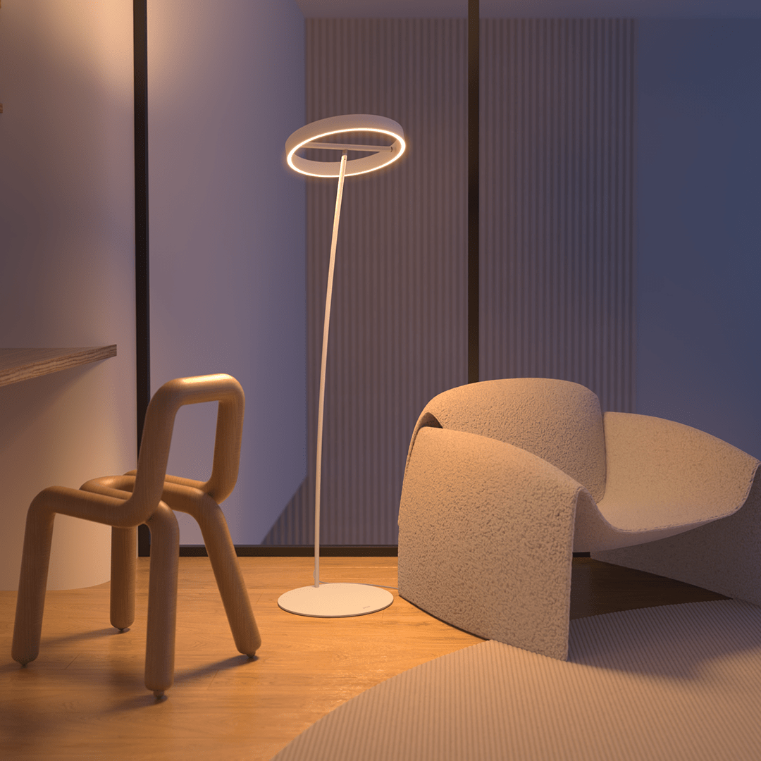 Lampade Terra Design Moderno Altezza Regolabile - Image 11