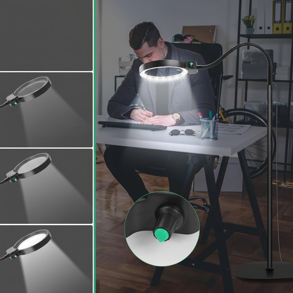 Lente Ingrandimento LED Altezza Regolabile - Image 3