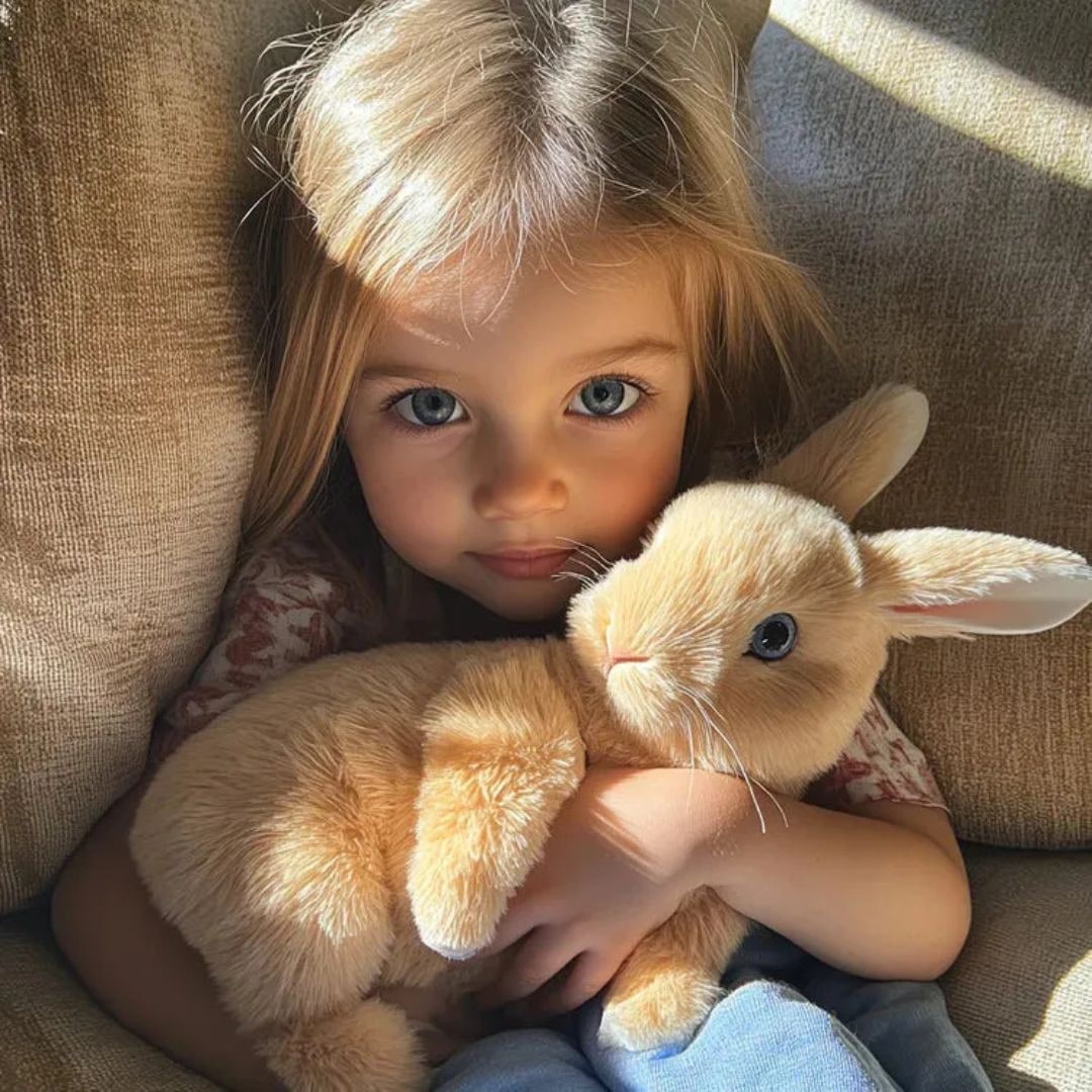 Lifelike Bunny Toy Plush Easter Stuffed Animal Gift - Image 2