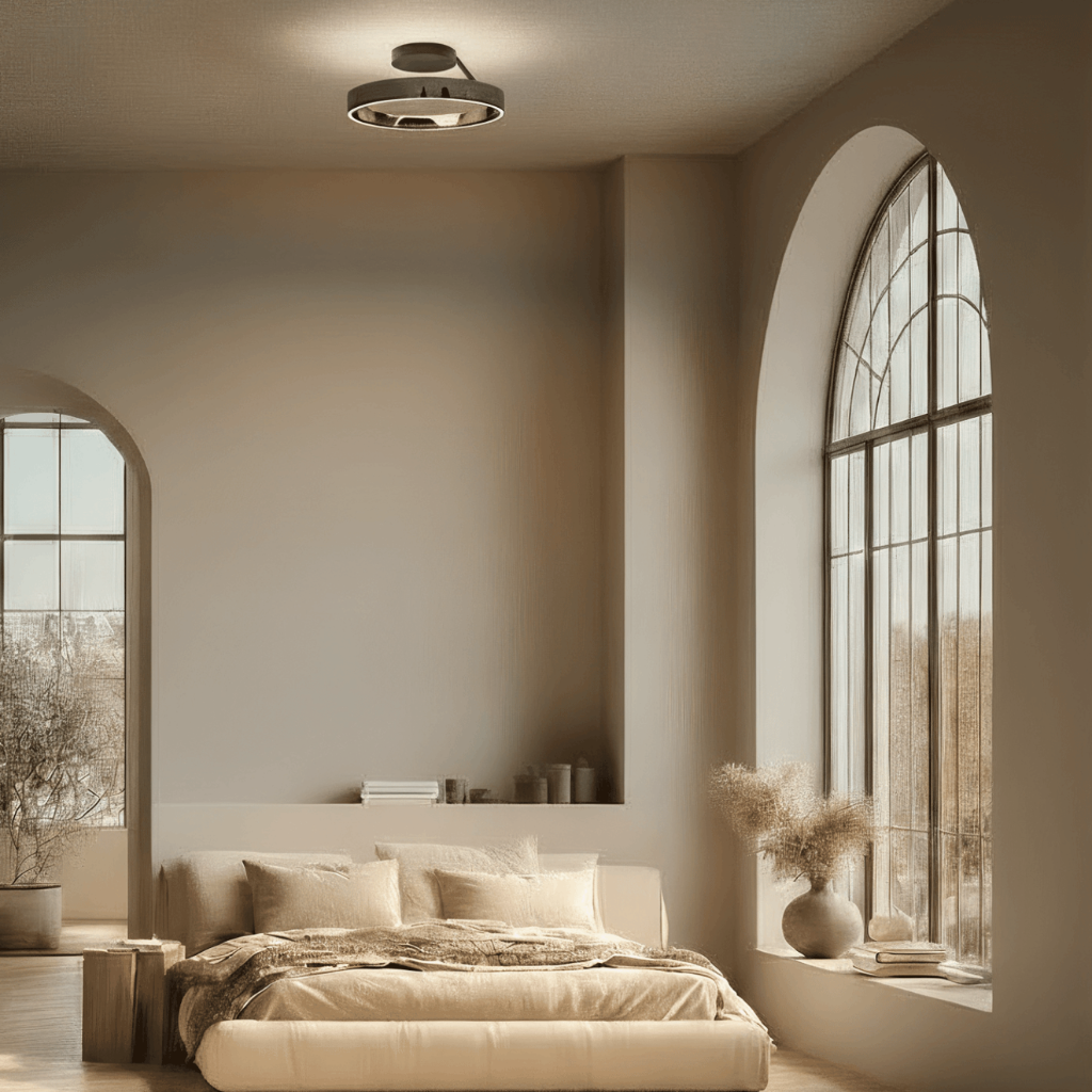 Light Ceiling Lamp Modern Round Design - Image 6