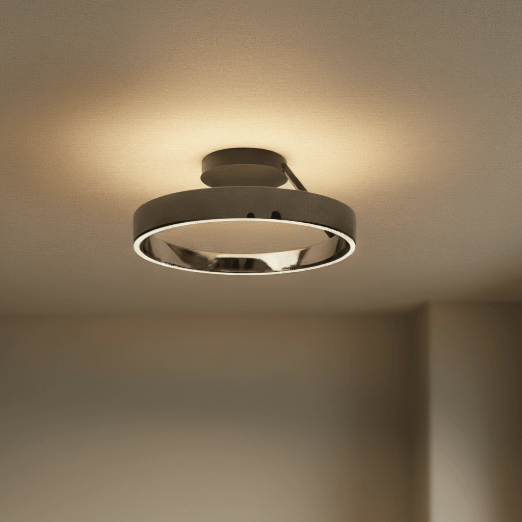 Light Ceiling Lamp Modern Round Design - Image 8