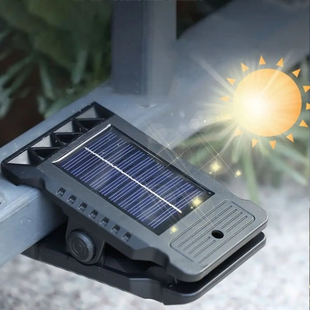 Luce Esterno Lampada Solare Giardino Clip - Image 2