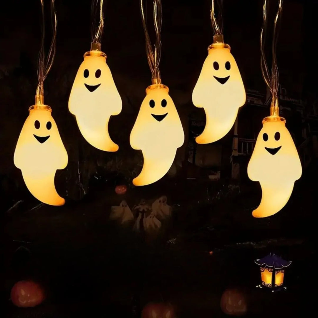 Decorazioni Halloween Luci Fantasma Stringa Batteria
