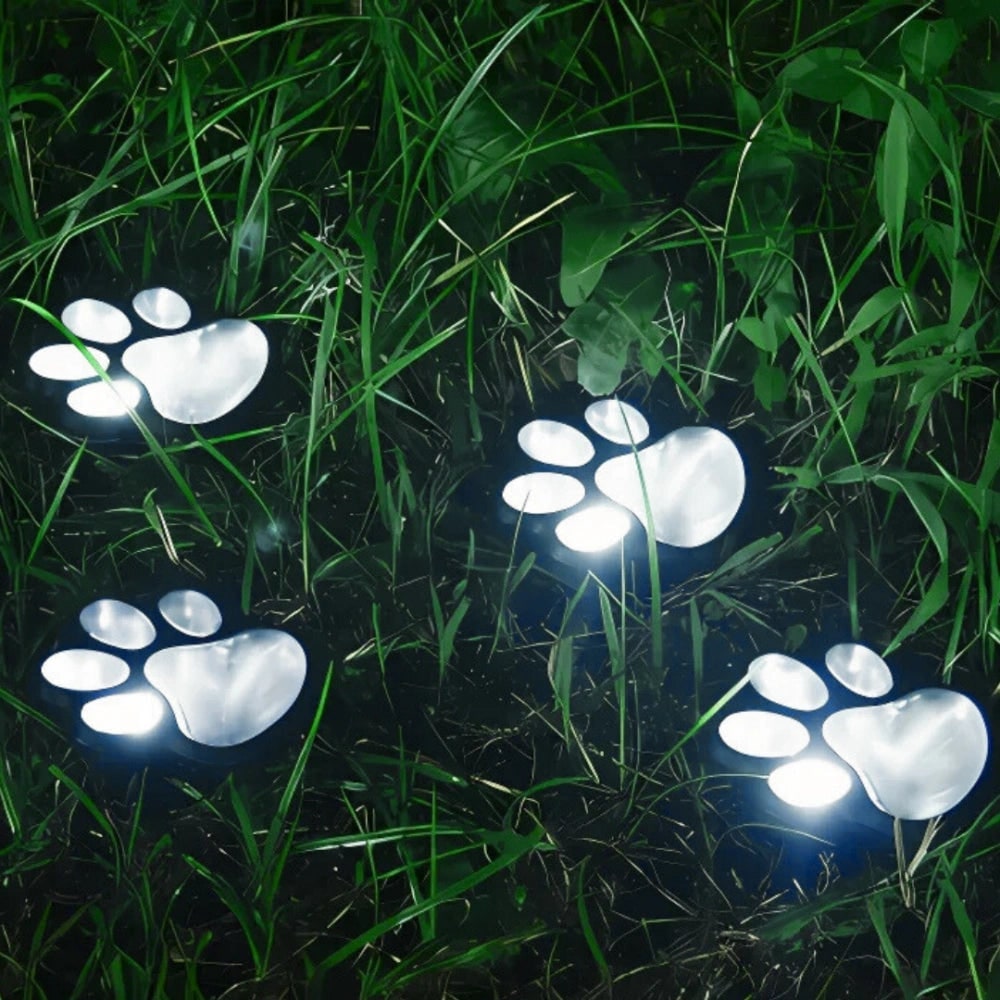 Luci Giardino Esterno Impronta Zampa Solari - Image 4