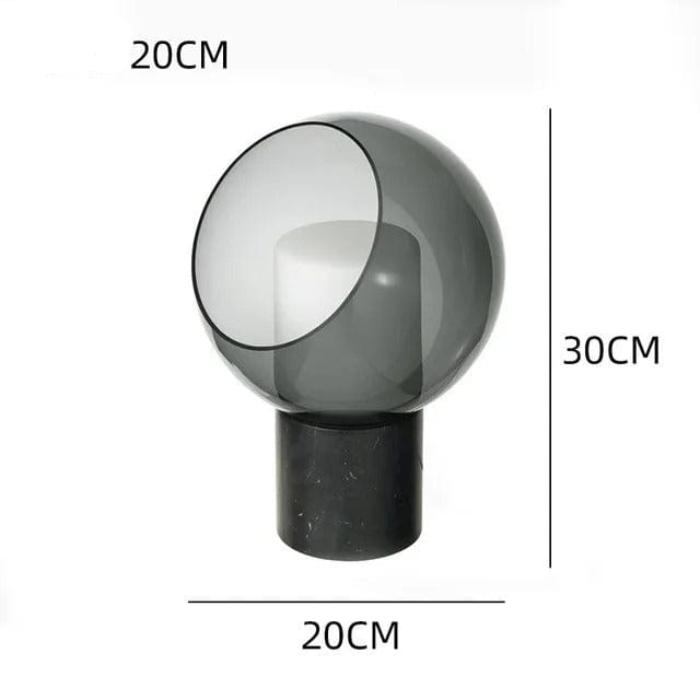 Lampada a cupola in vetro - Glazen Koepellamp