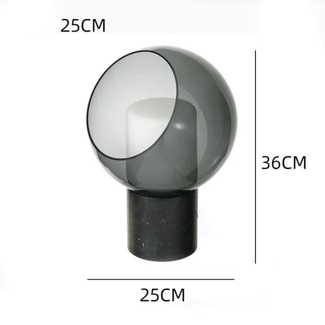 Lampada a cupola in vetro - Glazen Koepellamp