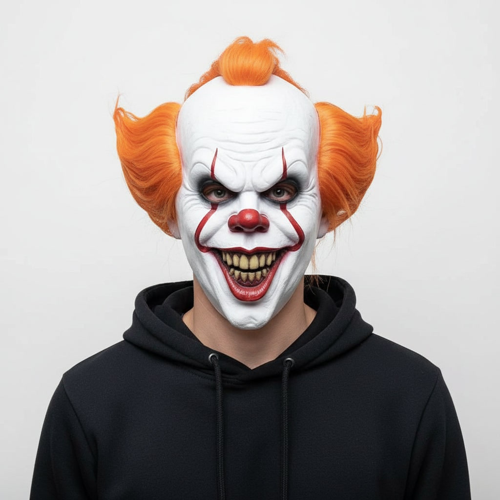 Maschera Di Halloween Design Clown Festa Divertente - Image 7