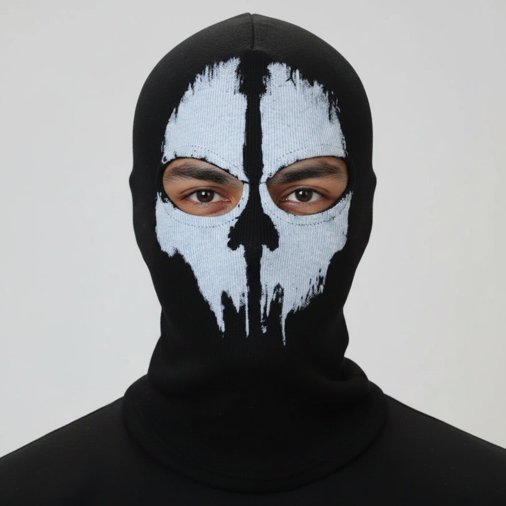 Maschera Halloween Teschio Copertura Viso Intero - Image 1