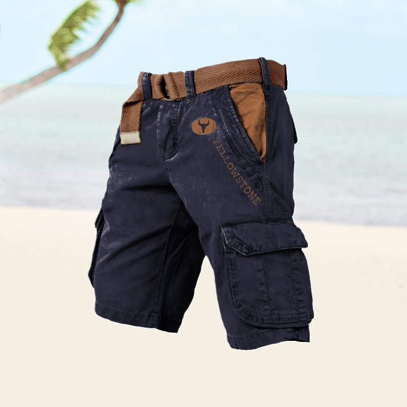 Men's Cargo Shorts Utility Style Versatile Fit Shorts With Pockets - Image 7
