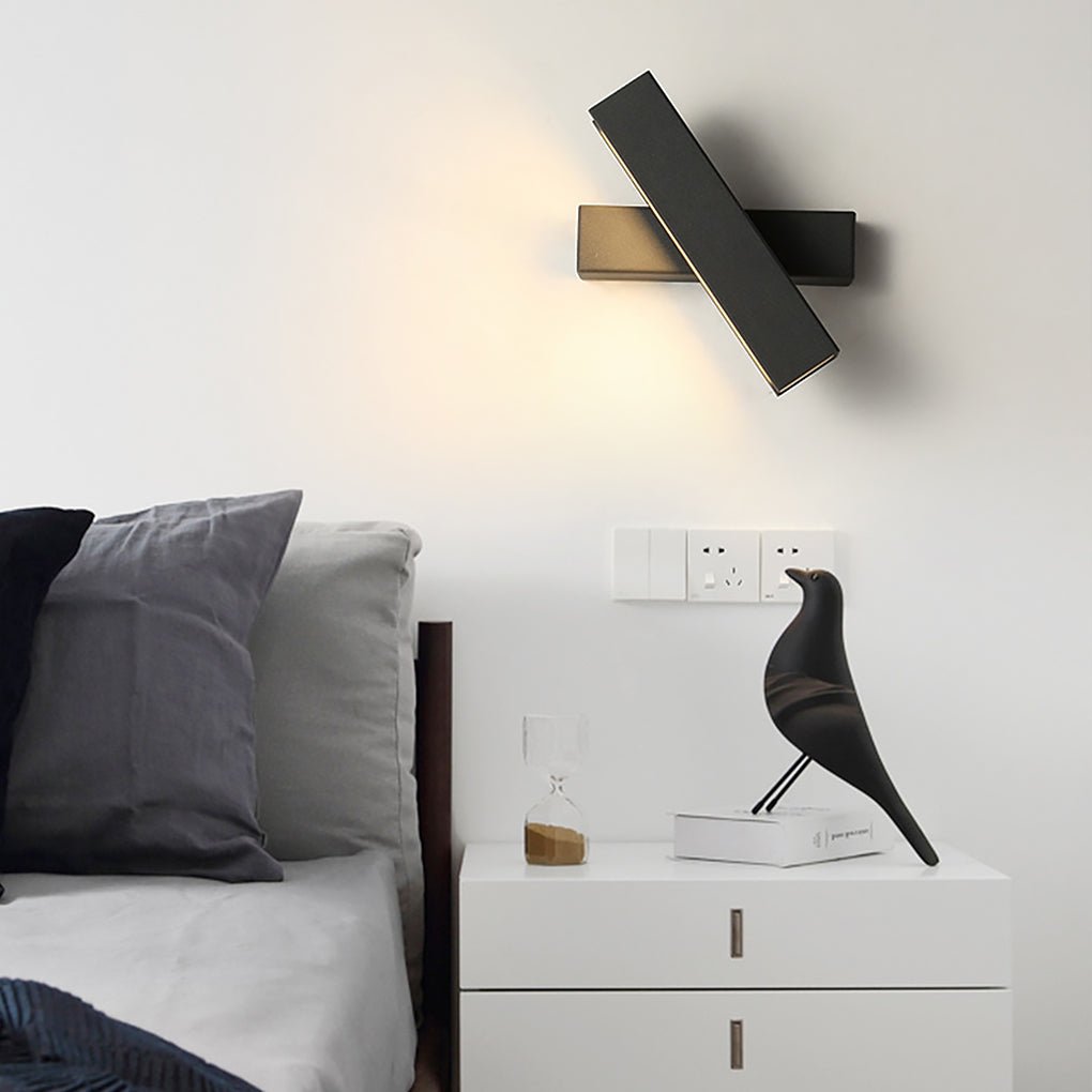 ElegantGlow - Lampade da parete LED minimaliste girevoli