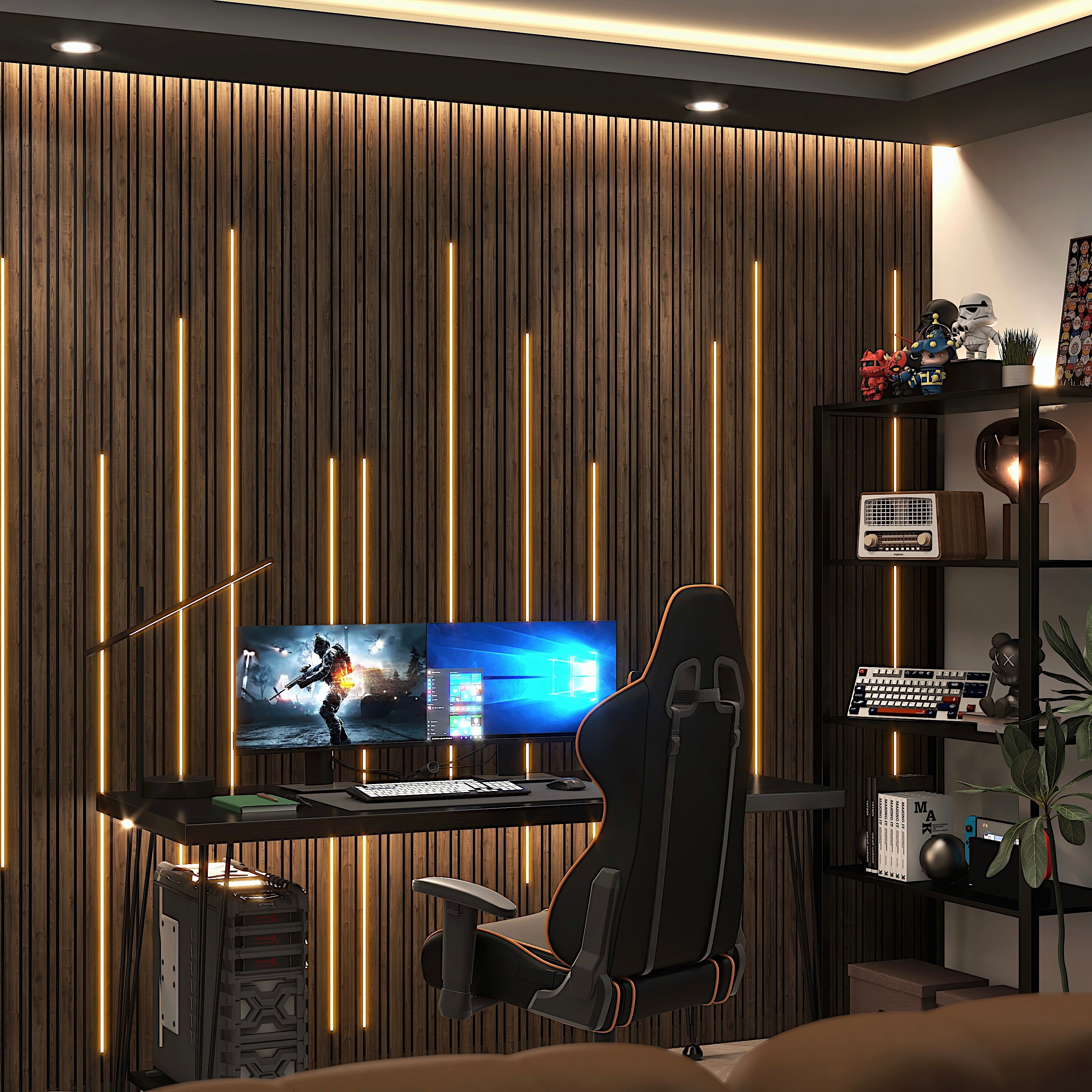 Pannello in legno sottile acustico SlimWide