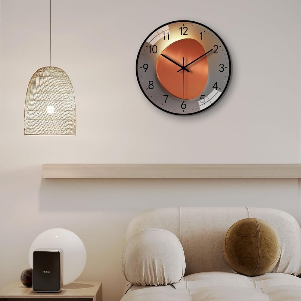 Orologio Parete Moderno Decorativo Forma Rotonda - Image 7