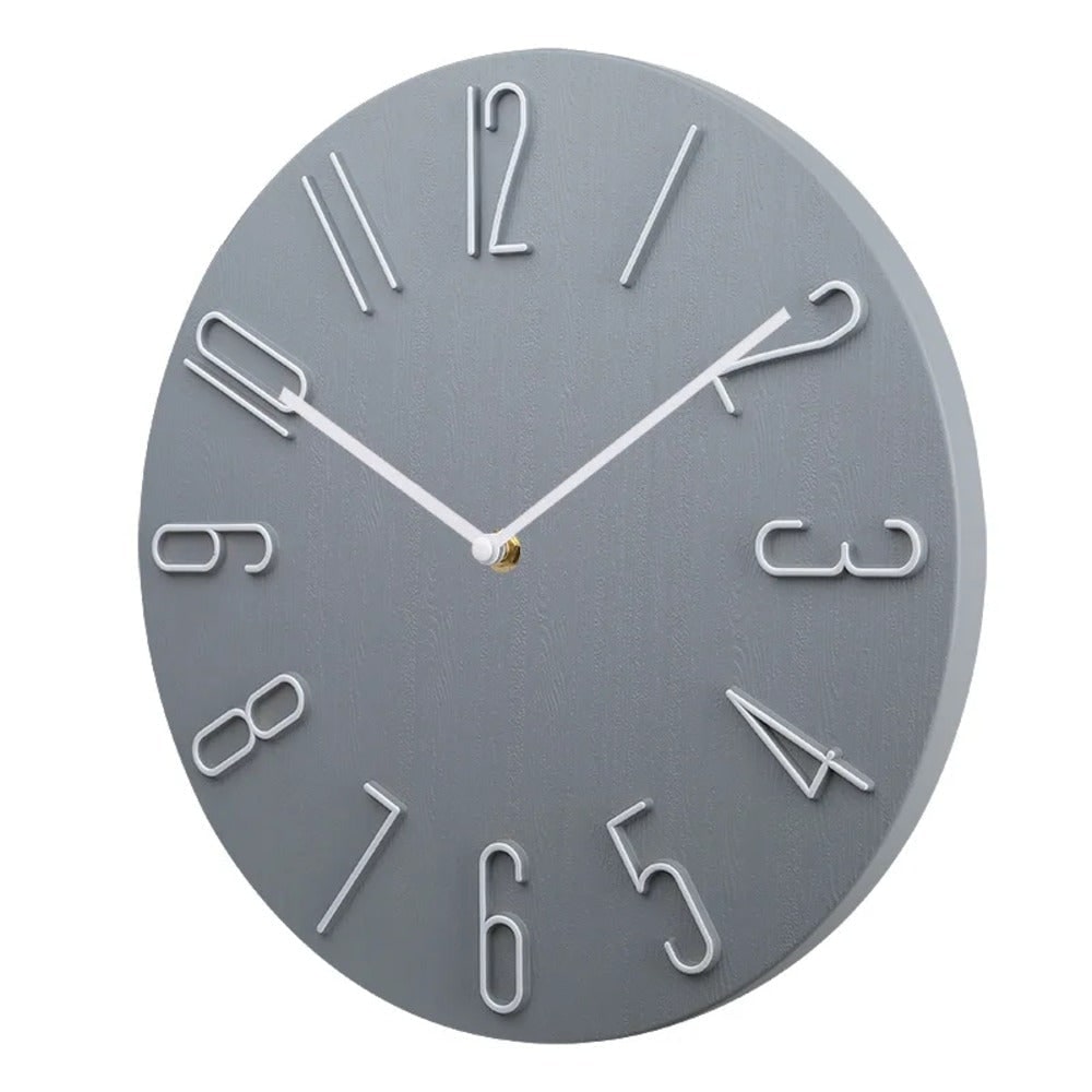 Orologio Parete Silenzioso Rotondo Numeri Moderno - Image 6