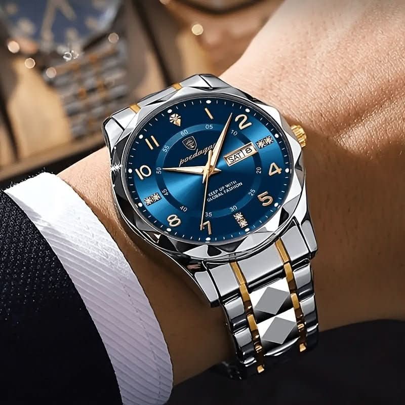 Orologio Uomo Sportivo Quarzo Analogico Bracciale - Image 1