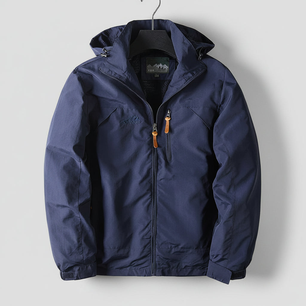 Chaqueta exterior impermeable transpirable ligera para hombre