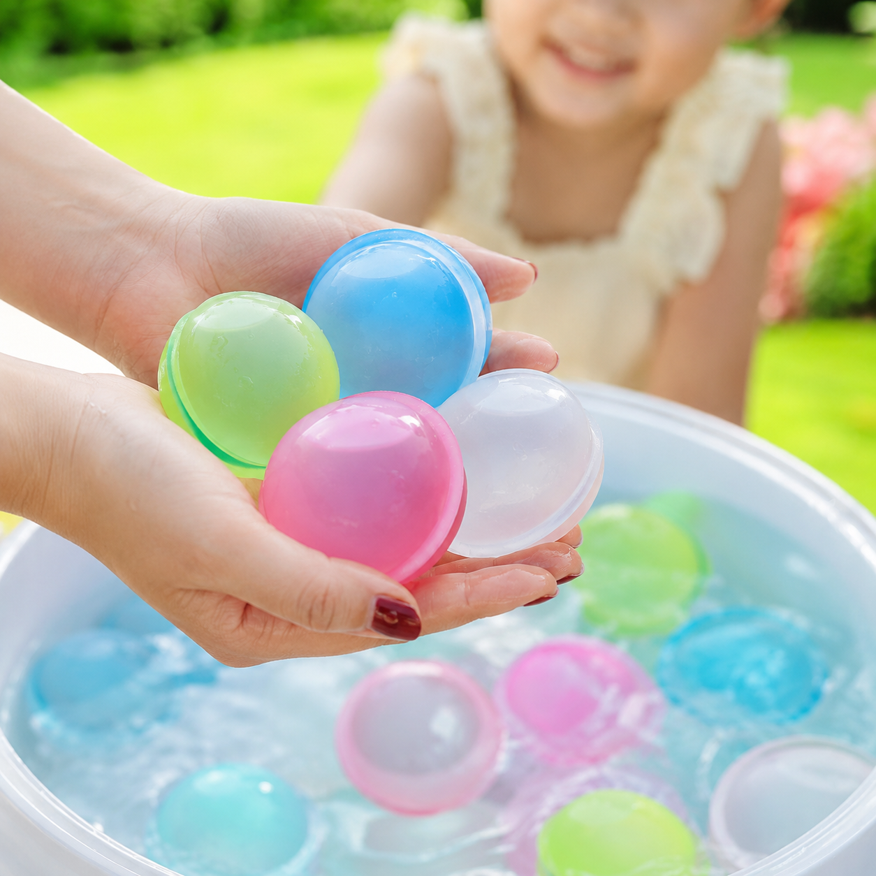 Palloncini Acqua Riutilizzabili Giocattolo Giochi Outdoor Divertenti - Image 2