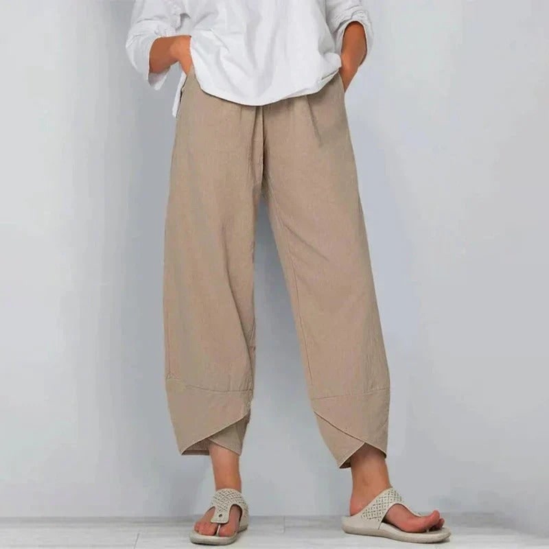 Pantaloni Estivi Pantaloni Leggeri Taglio Ampio - Image 2