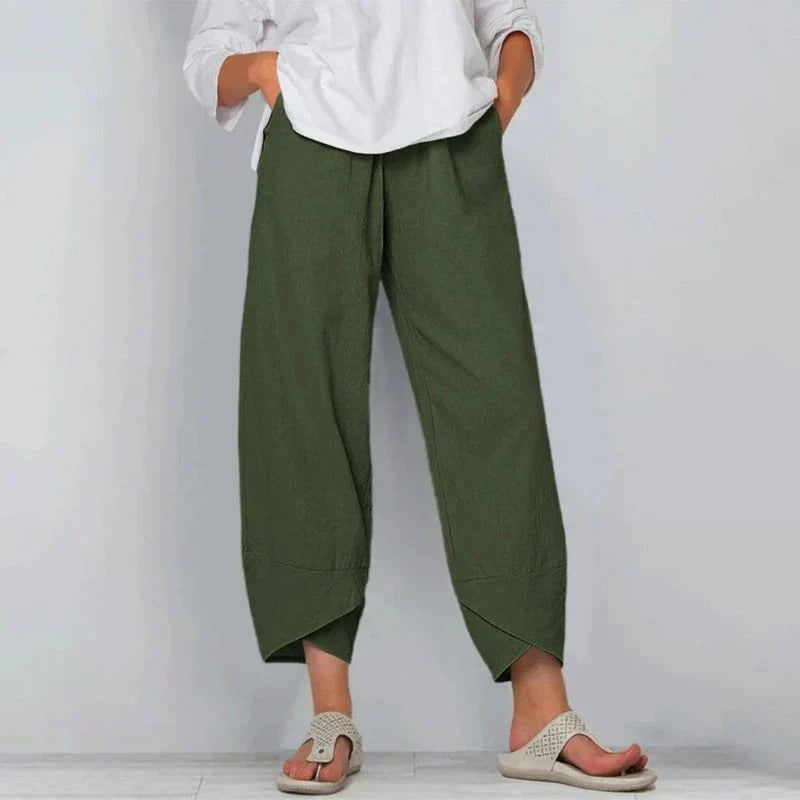 Pantaloni Estivi Pantaloni Leggeri Taglio Ampio - Image 3