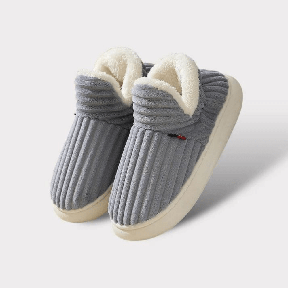 Pantofole Peluche Calzature Accoglienti Comfort Interno - Image 2