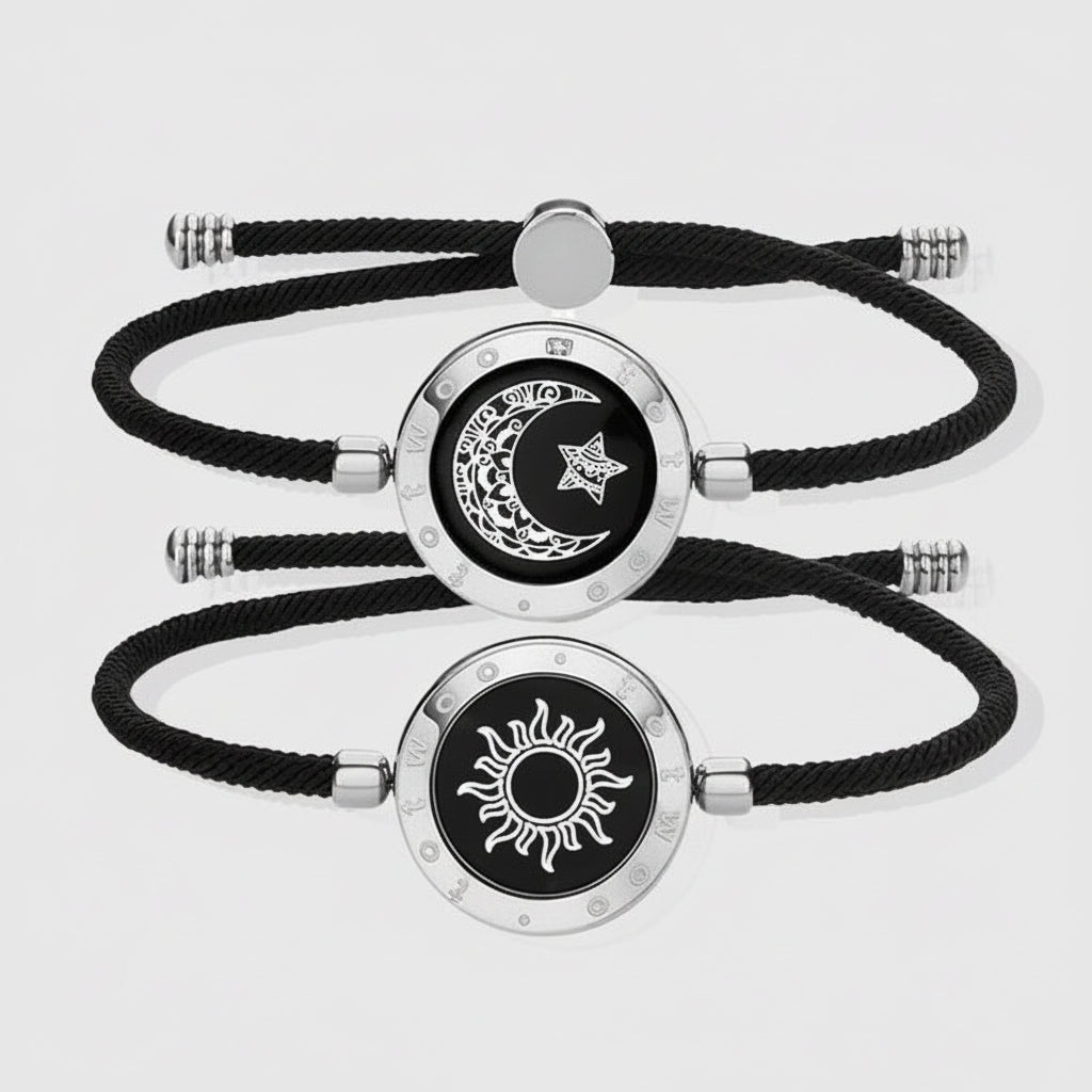 Connecting Partner Bracelet Set Vibration Stainless Steel Bluetooth