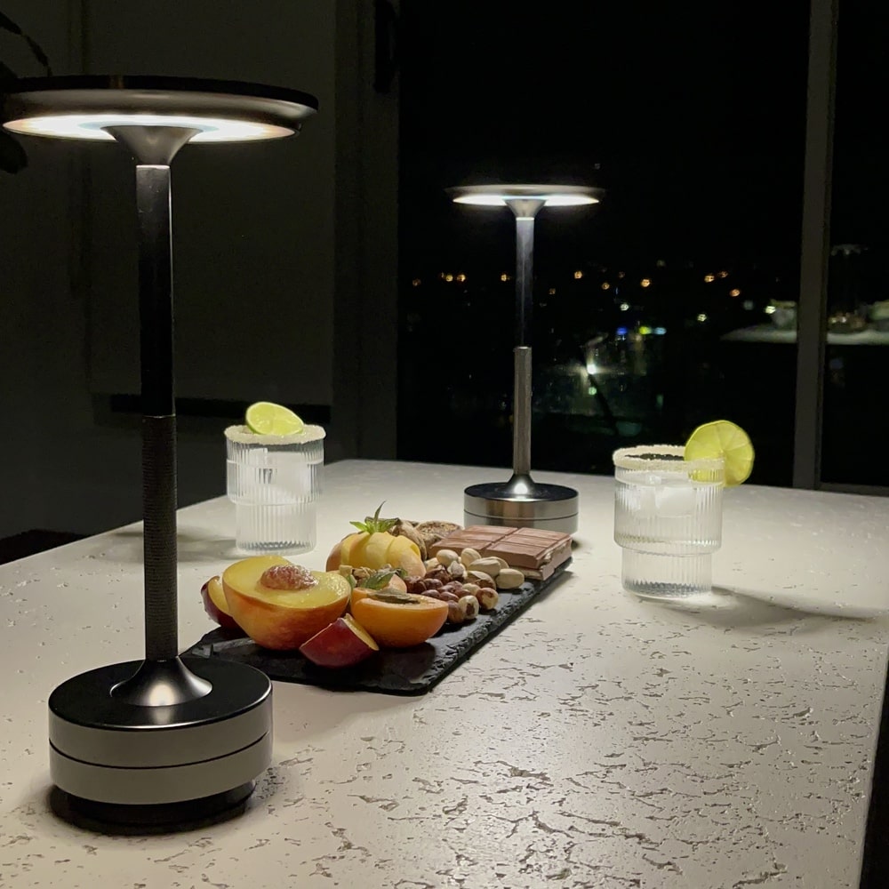 Lampada da Tavolo Wireless Ambient Metallic