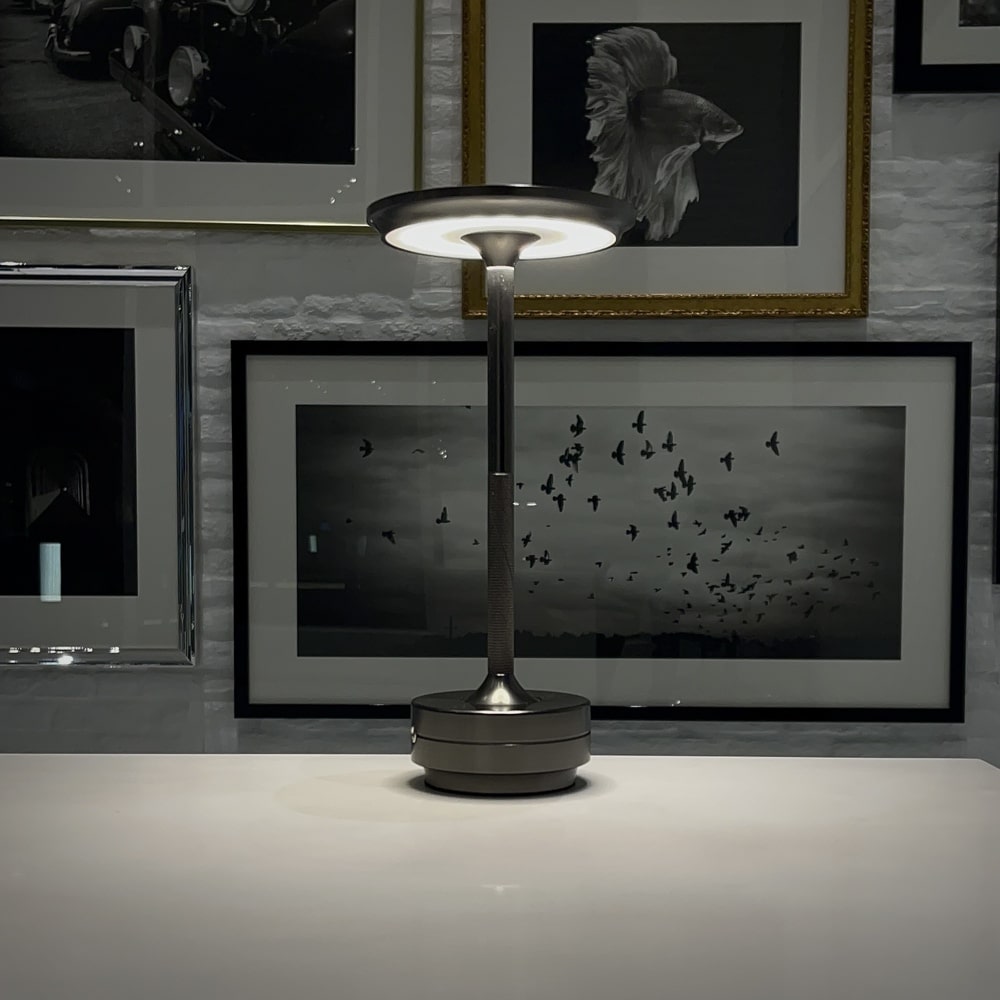 Lampada da Tavolo Wireless Ambient Metallic