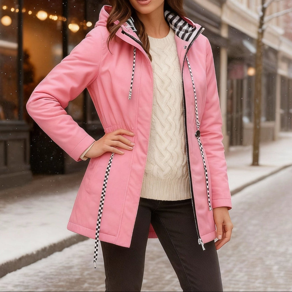 Womens Long Waterproof Raincoat All Seasons