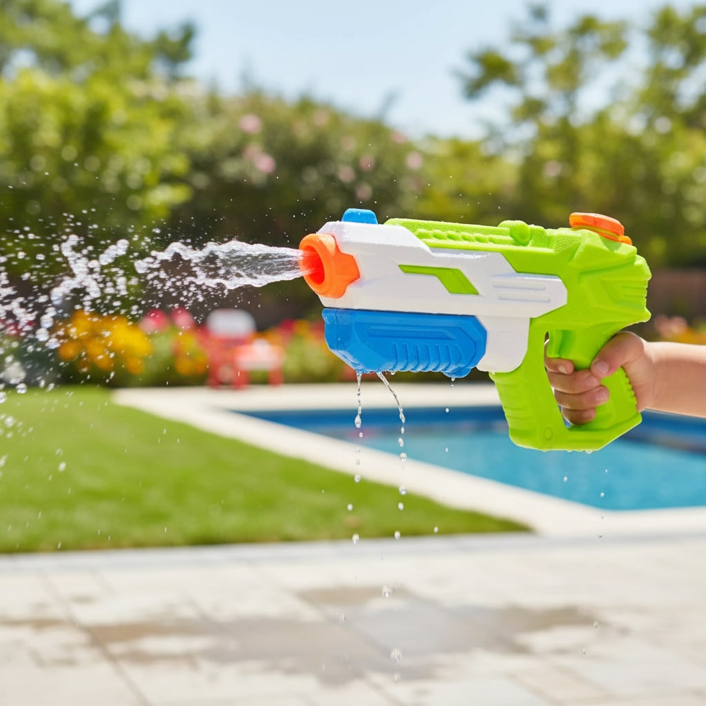 Pistola Acqua Giocattolo Outdoor Lungo Raggio Impugnatura Pompa - Image 3