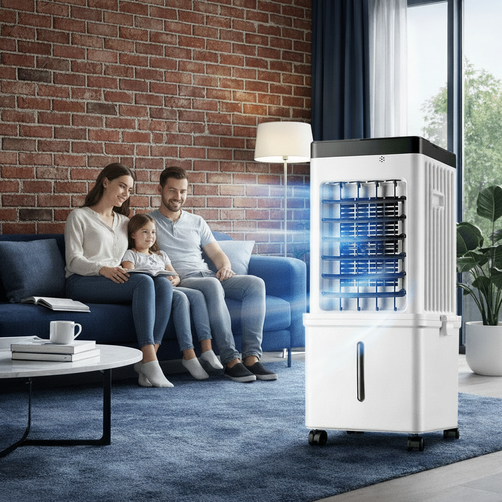 Ventilatore Estivo Condizionatore Portatile Compatto e Silenzioso