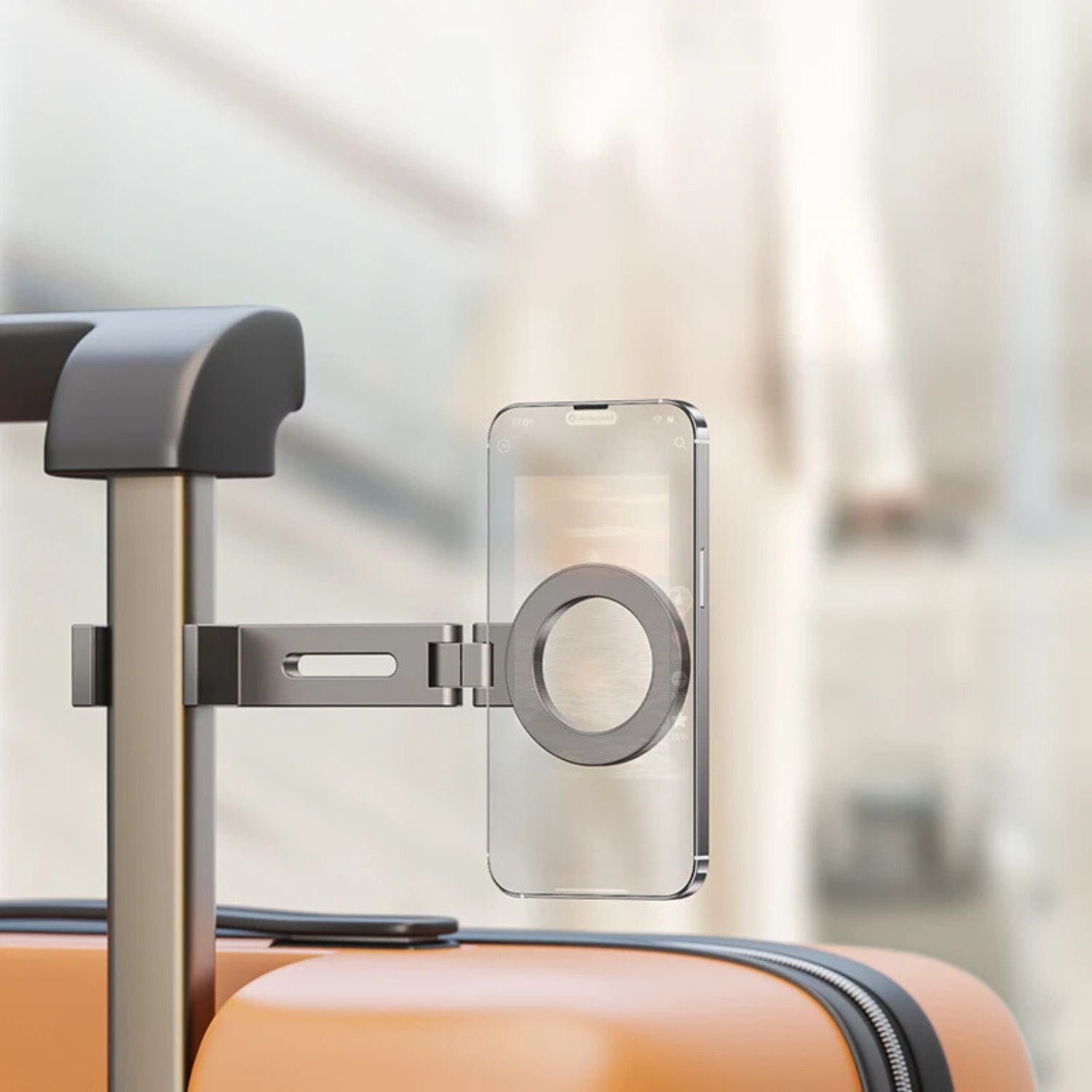 Suporte Magnético Portátil para Telemóvel em Movimento