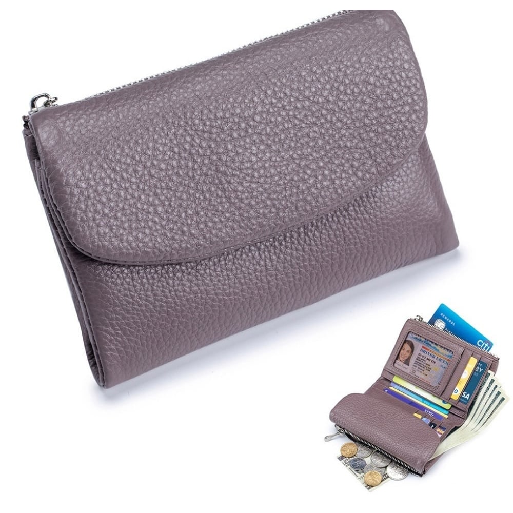 Portafoglio Donna RFID Porta Carte Monete Sottile - Image 10