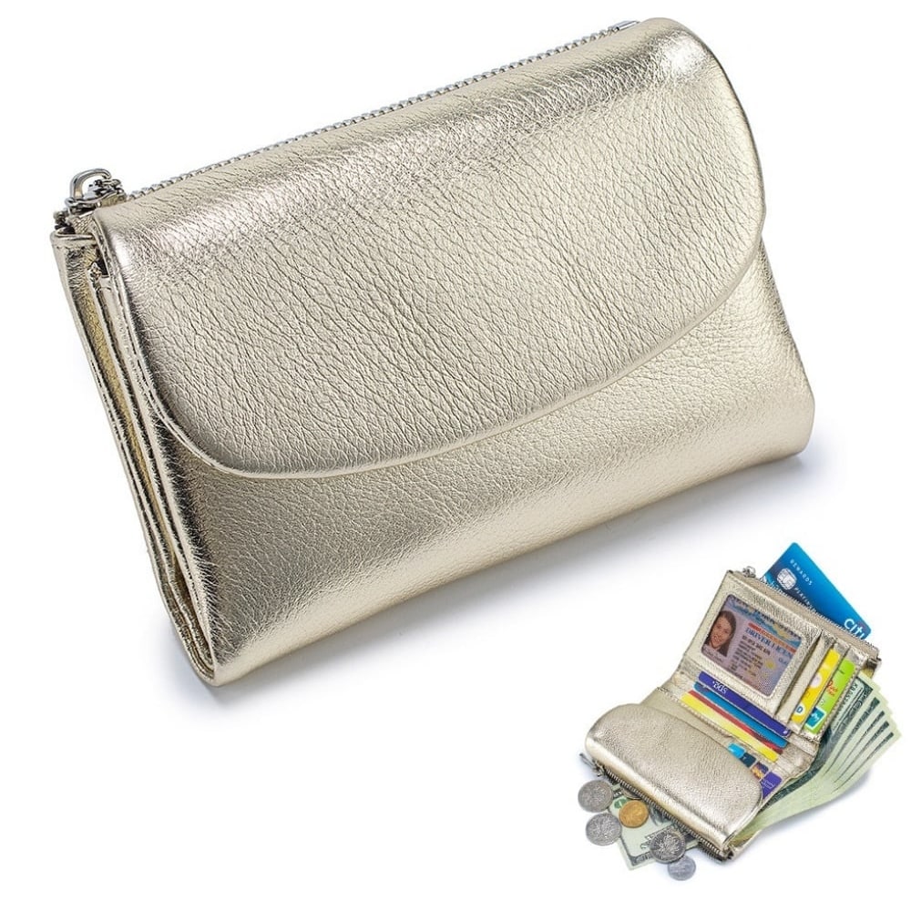Portafoglio Donna RFID Porta Carte Monete Sottile - Image 15