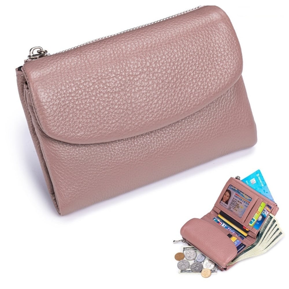 Portafoglio Donna RFID Porta Carte Monete Sottile - Image 7