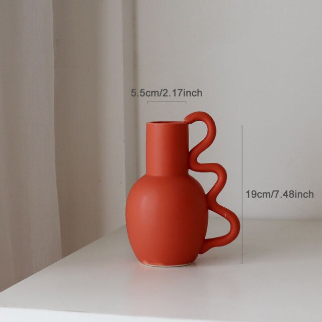 Vaso Cerâmico Elegante Aelia