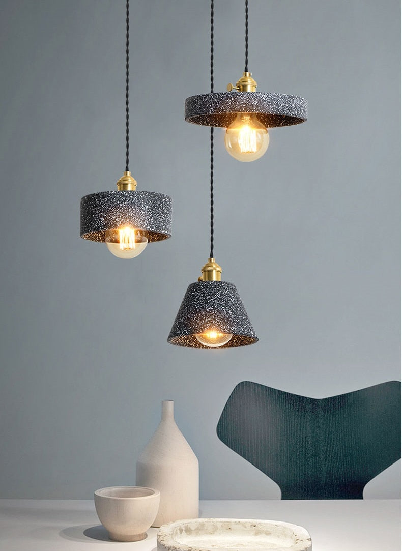 Lampade a sospensione classiche in cemento