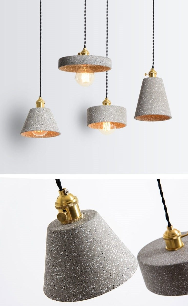 Lampade a sospensione classiche in cemento