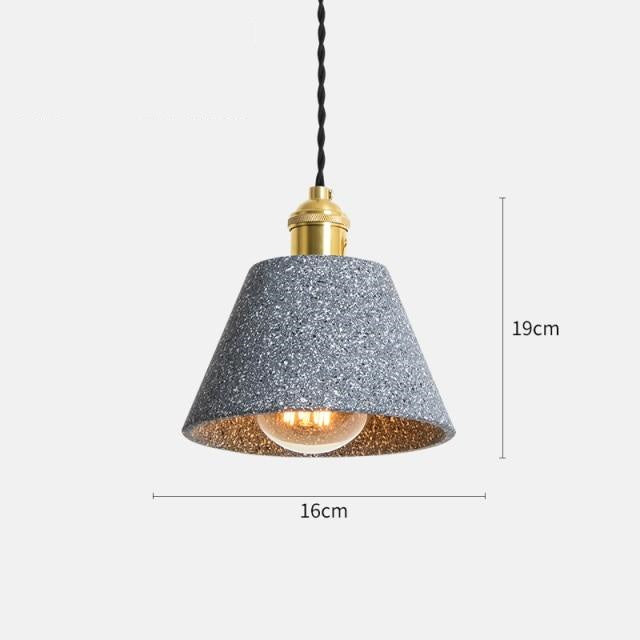 Lampade a sospensione classiche in cemento