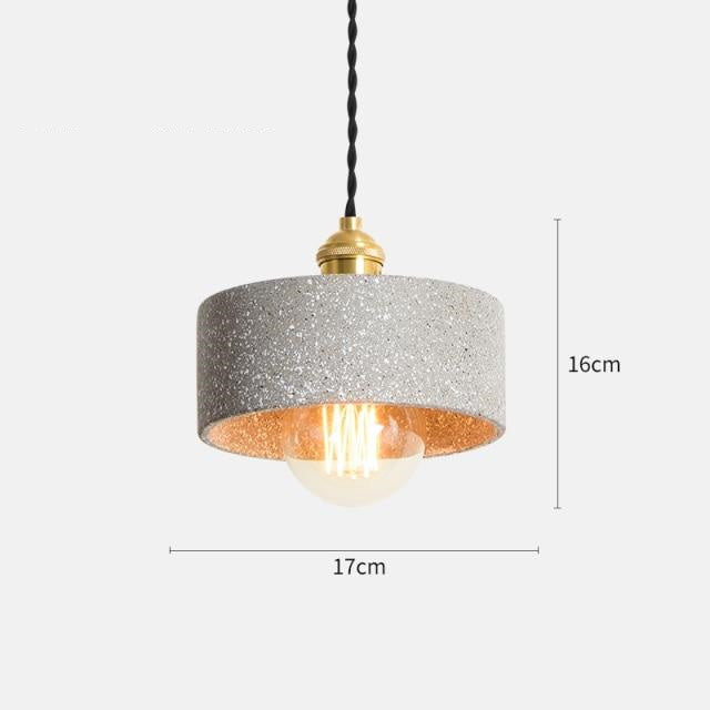 Lampade a sospensione classiche in cemento